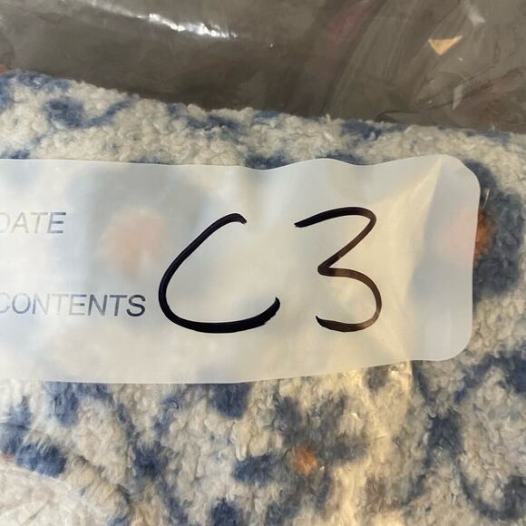 Free People intimately cropped floral fluffy tank lightweight soft blue M - Picture 8 of 8